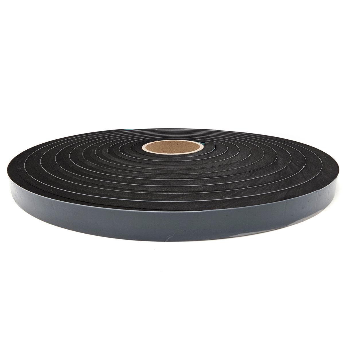 EPDM - Schaum. Schwarz 15 mm x 10 mm x 5 m/Rolle