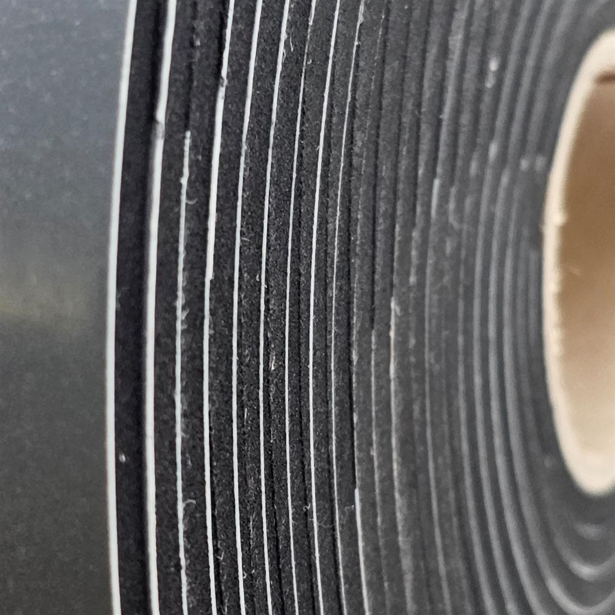 EPDM - Schaum. Schwarz 30 mm x 5 mm x 10 m/Rolle