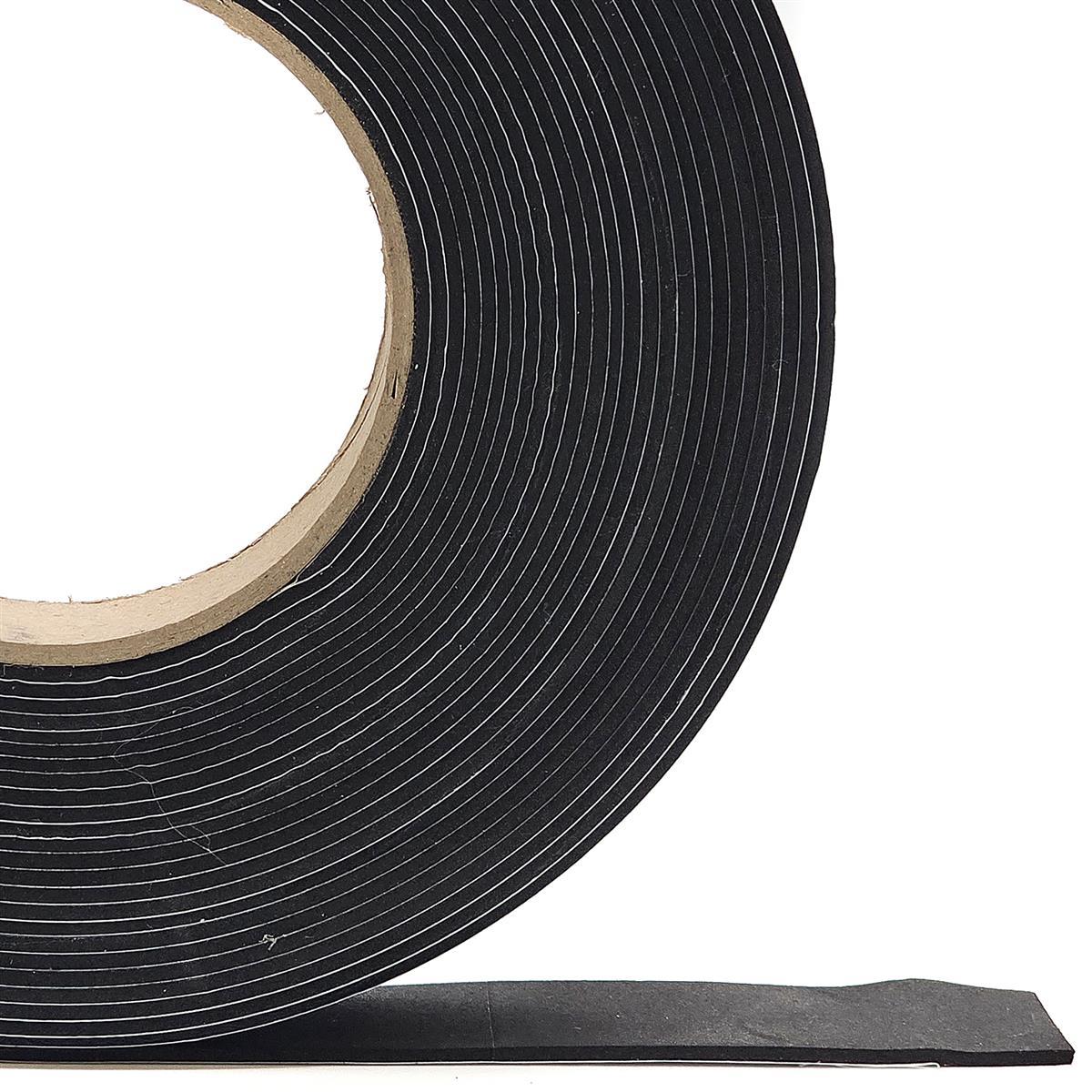 EPDM - Schaum. Schwarz 20 mm x 2 mm x 10 m/Rolle