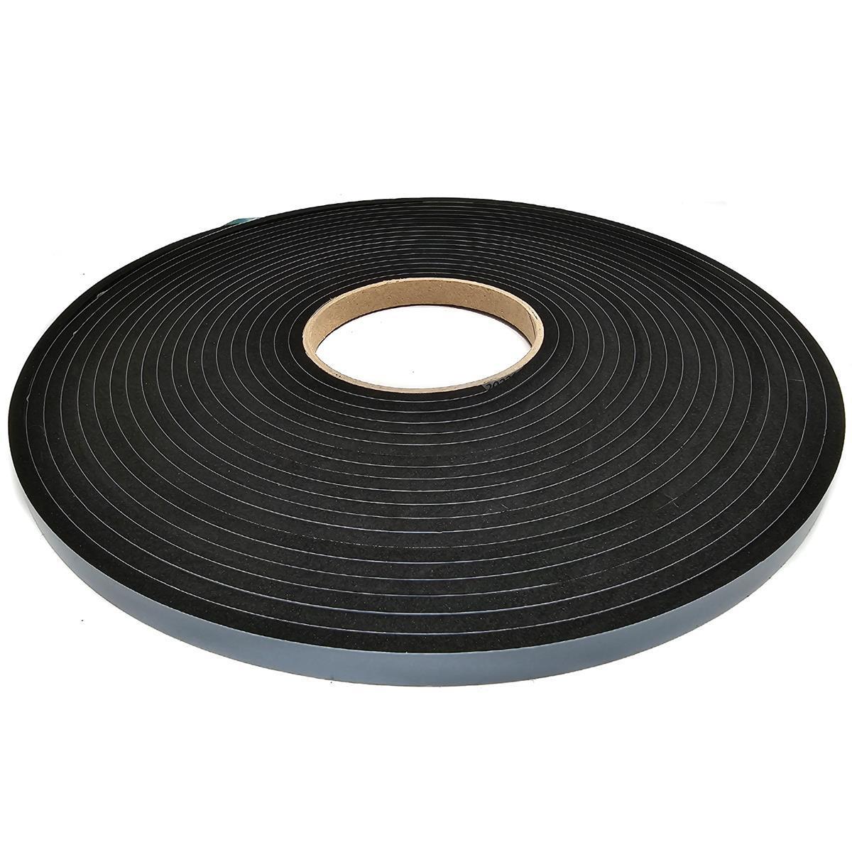 EPDM - Schaum. Schwarz 10 mm x 5 mm x 10 m/Rolle