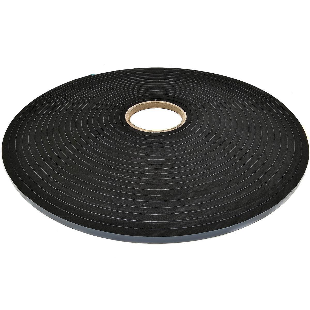 EPDM - Schaum. Schwarz 6 mm x 5 mm x 10 m/Rolle