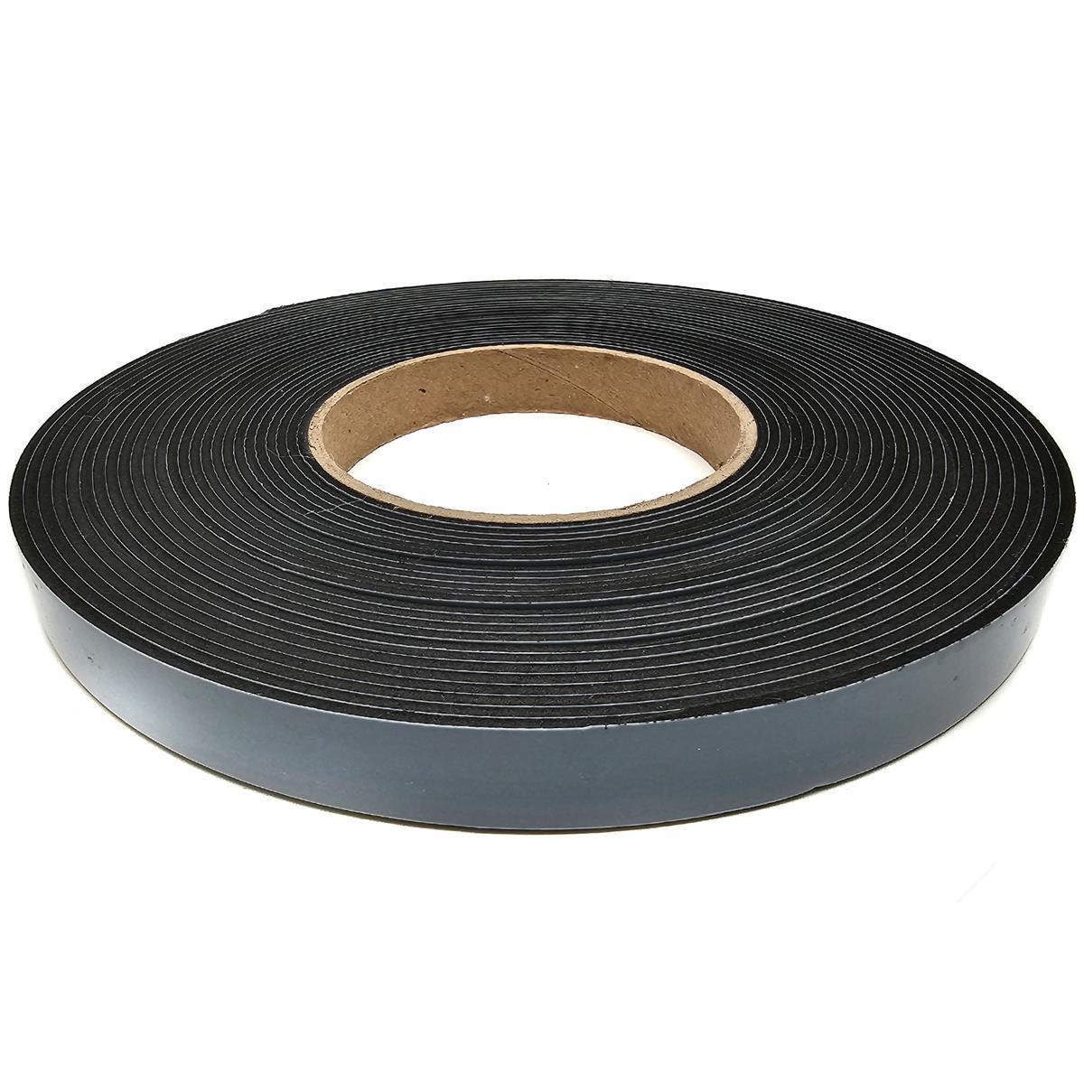 EPDM - Schaum. Schwarz 15 mm x 2 mm x 10 m/Rolle