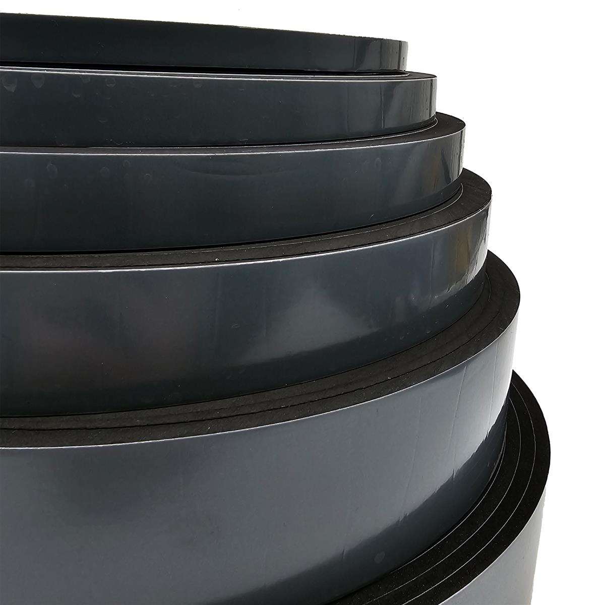 EPDM - Schaum. Schwarz 10 mm x 10 mm x 5 m/Rolle