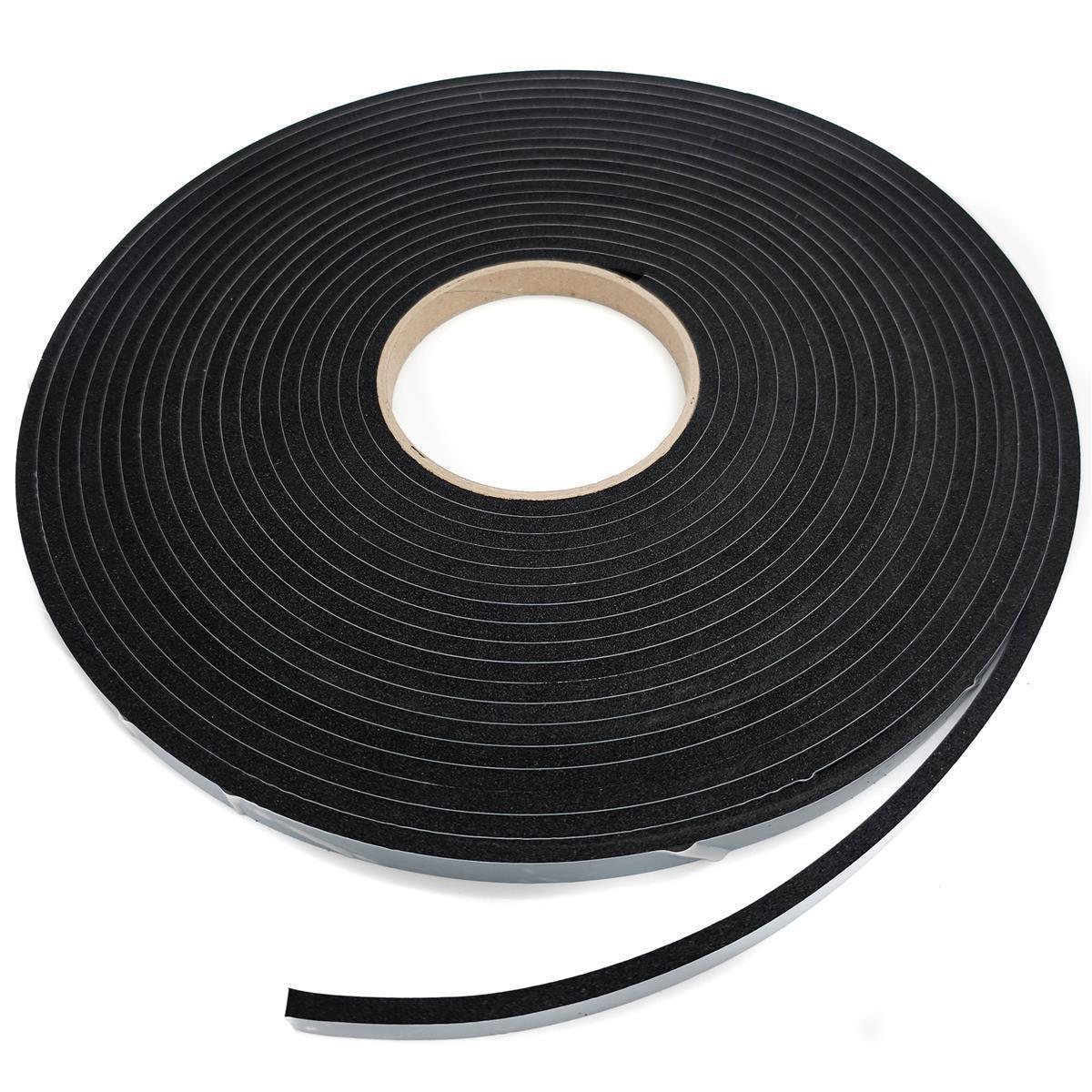 EPDM - Schaum. Schwarz 9 mm x 5 mm x 10 m/Rolle