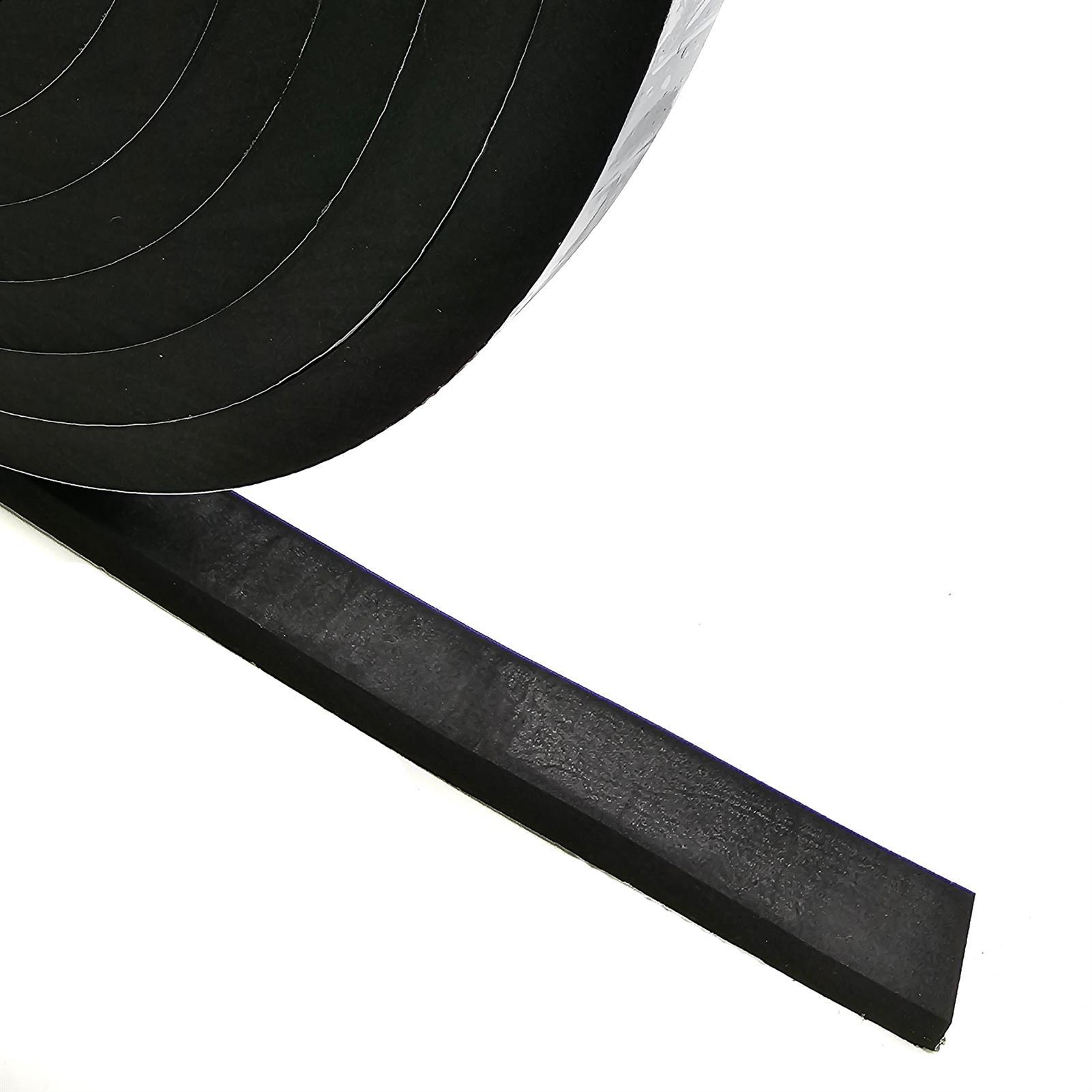EPDM - Schaum. Schwarz 15 mm x 10 mm x 5 m/Rolle