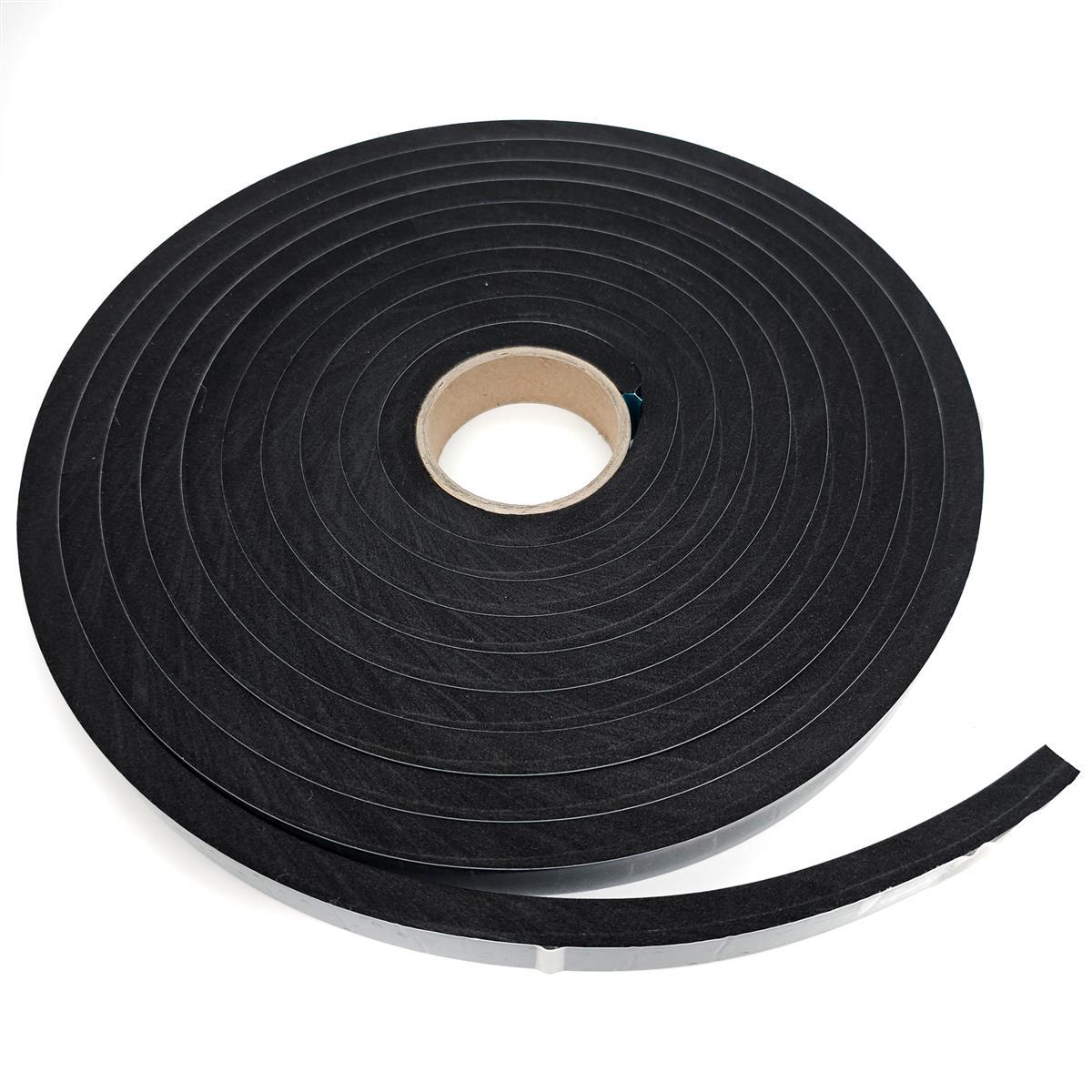 EPDM - Schaum. Schwarz 20 mm x 10 mm x 5 m/Rolle