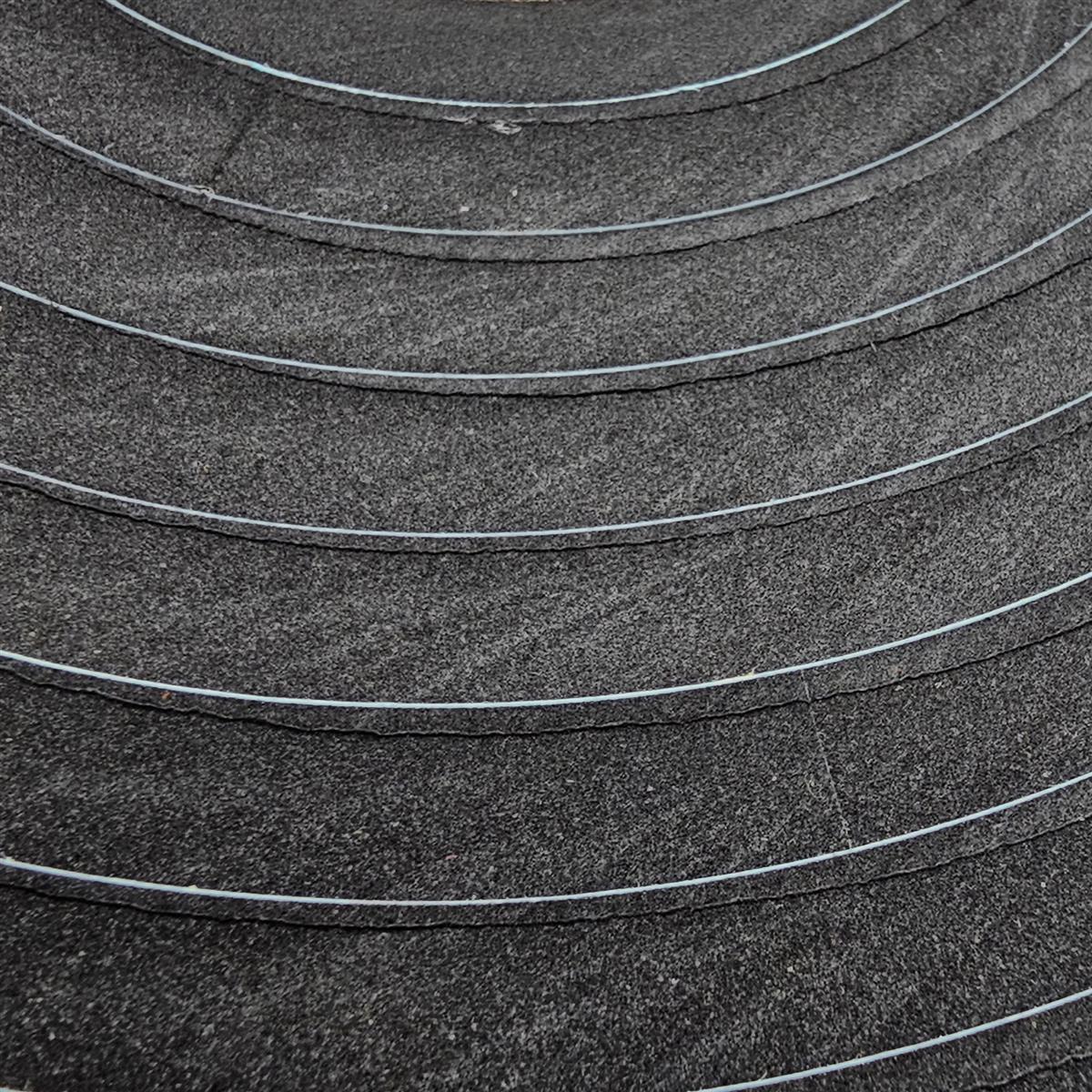EPDM - Schaum. Schwarz 50 mm x 10 mm x 5 m/Rolle