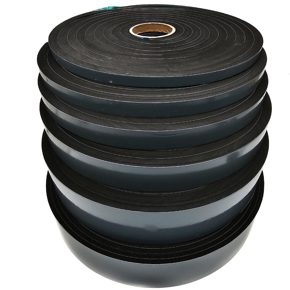 EPDM - Schaum. Schwarz 10 mm x 10 mm x 5 m/Rolle