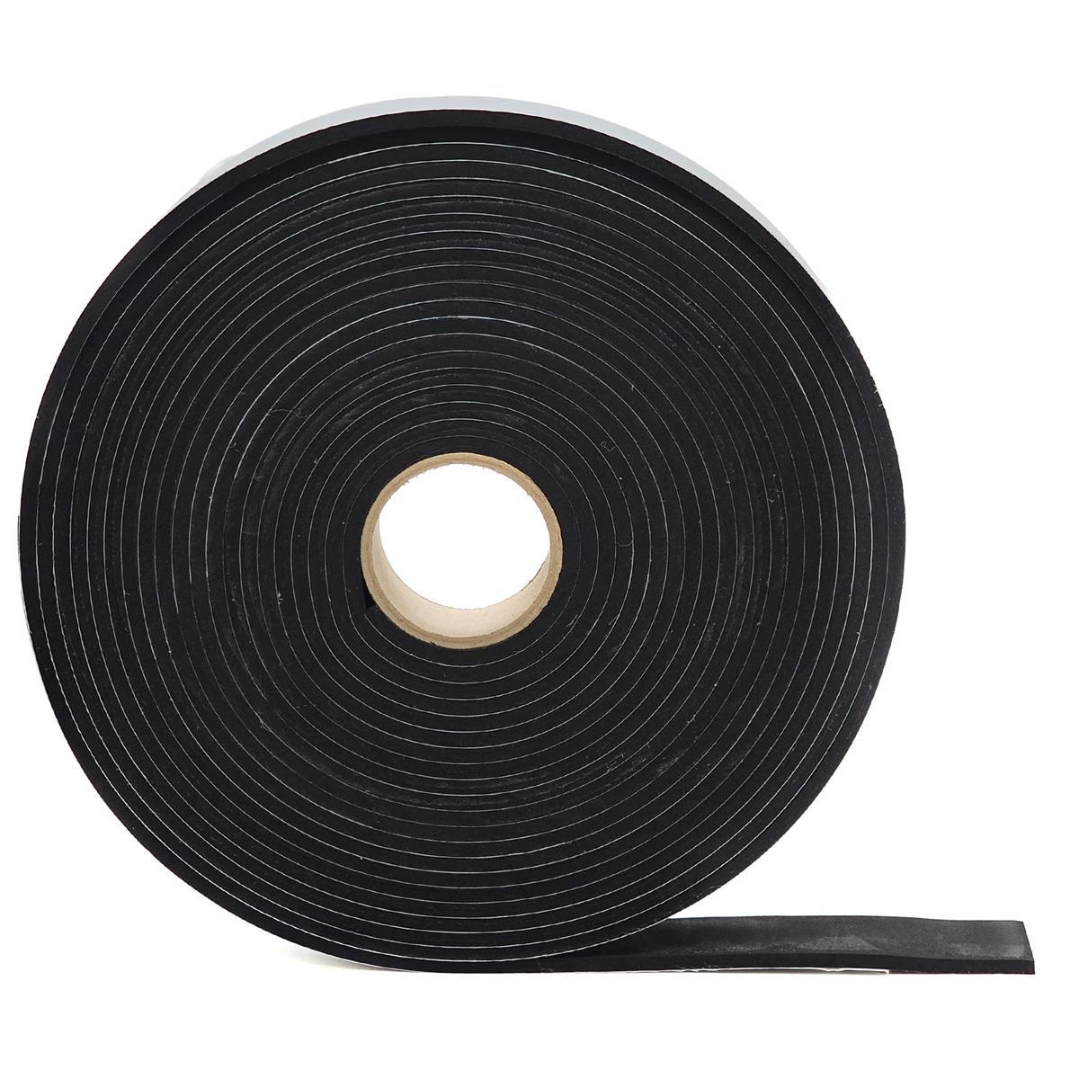 EPDM - Schaum. Schwarz 30 mm x 5 mm x 10 m/Rolle