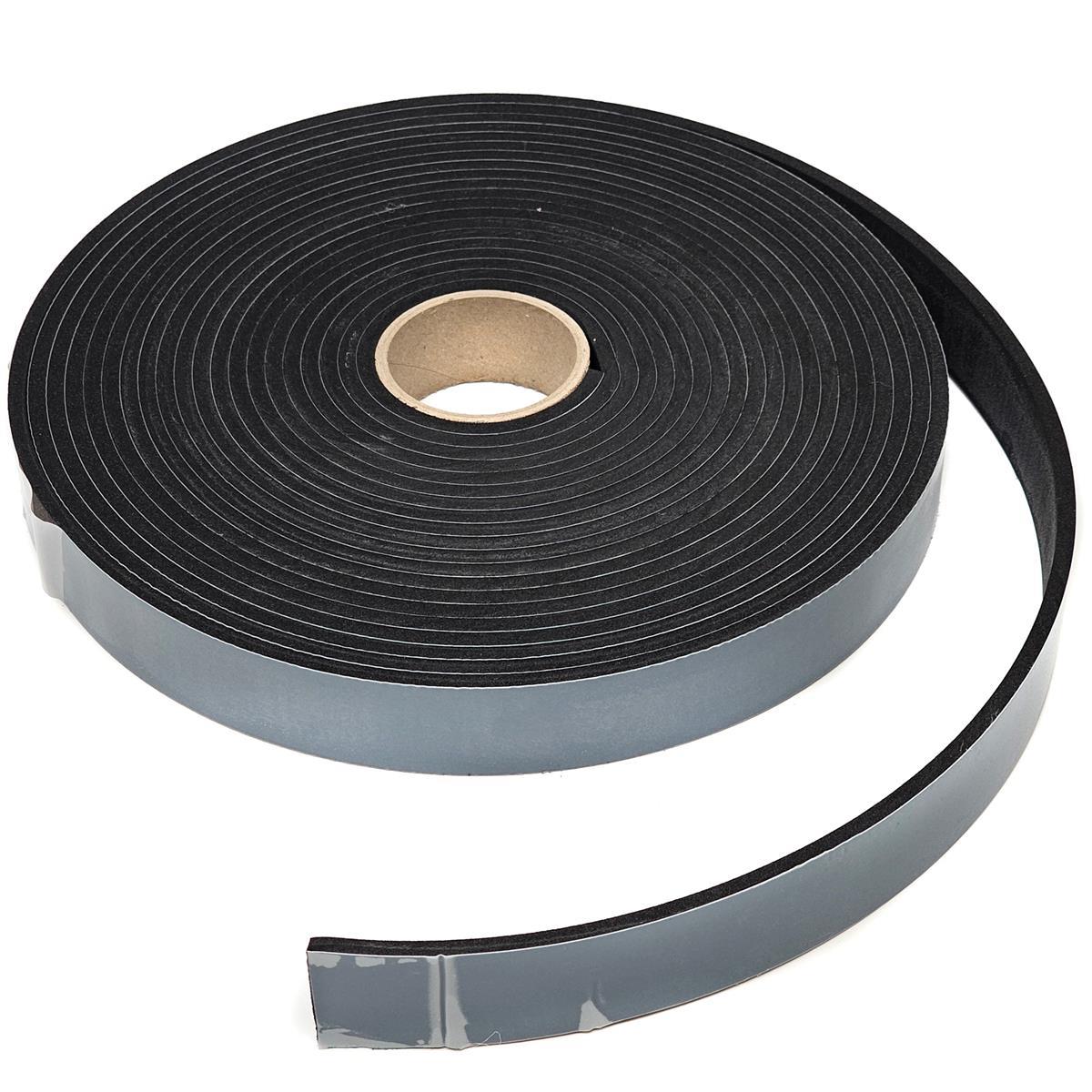 EPDM - Schaum. Schwarz 30 mm x 5 mm x 10 m/Rolle