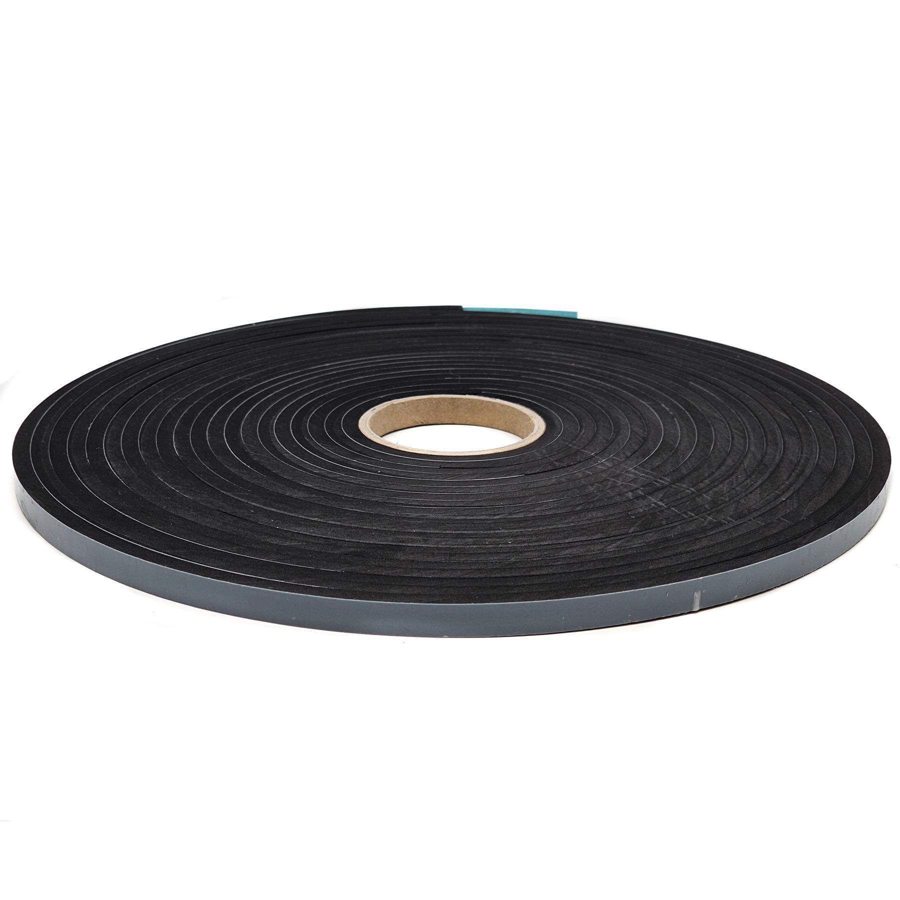 EPDM - Schaum. Schwarz 10 mm x 5 mm x 10 m/Rolle