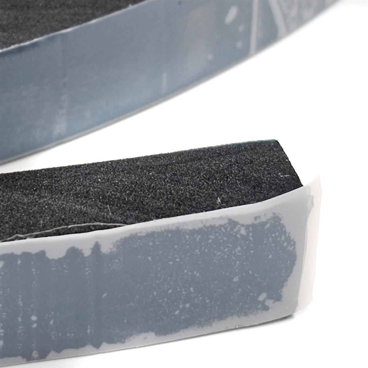 EPDM - Schaum. Schwarz 15 mm x 10 mm x 5 m/Rolle