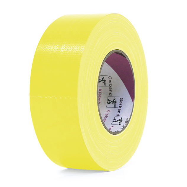 Gewebeband "Gaffer-Tape" gelb, 50 mm x 50 m