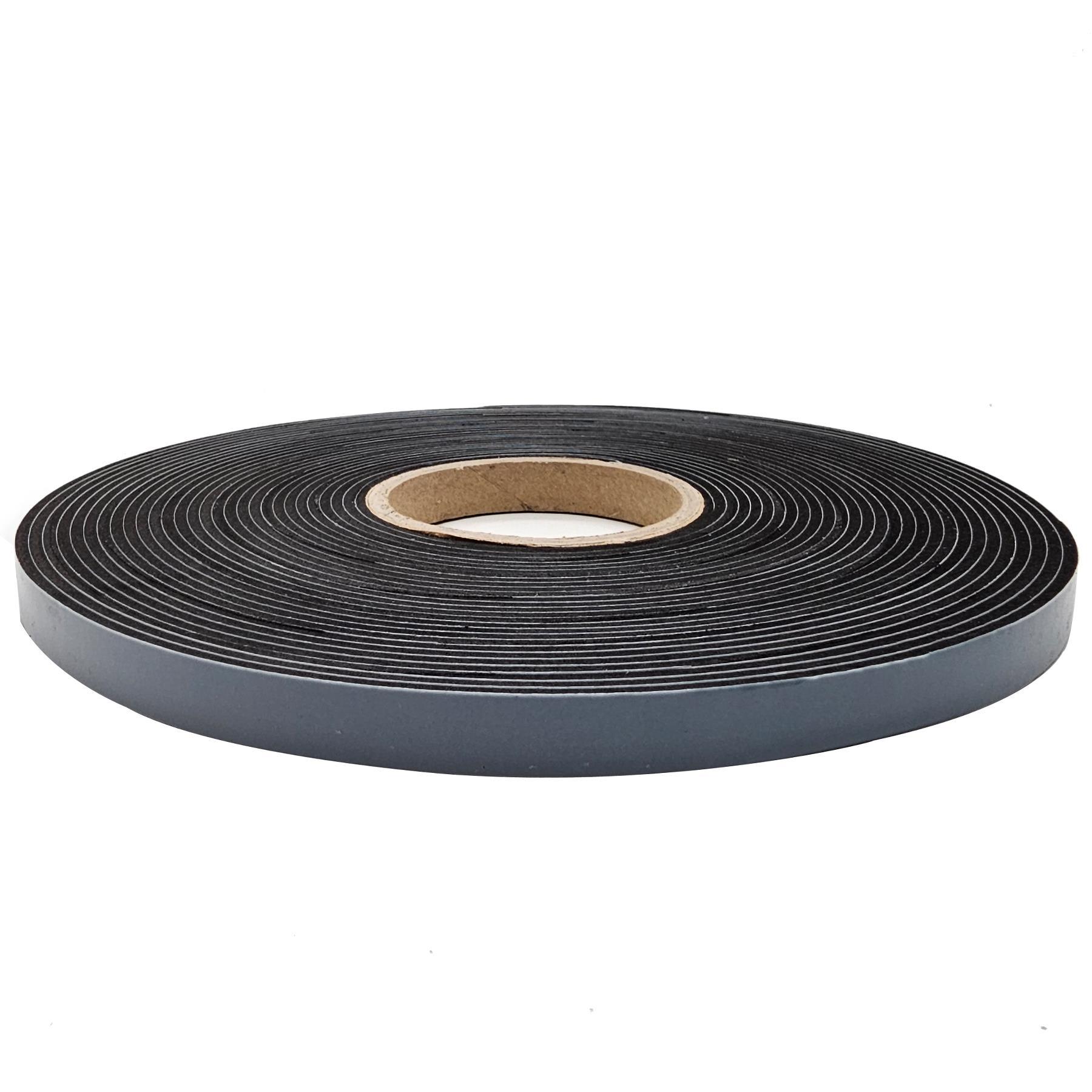 EPDM - Schaum. Schwarz 9 mm x 2 mm x 10 m/Rolle