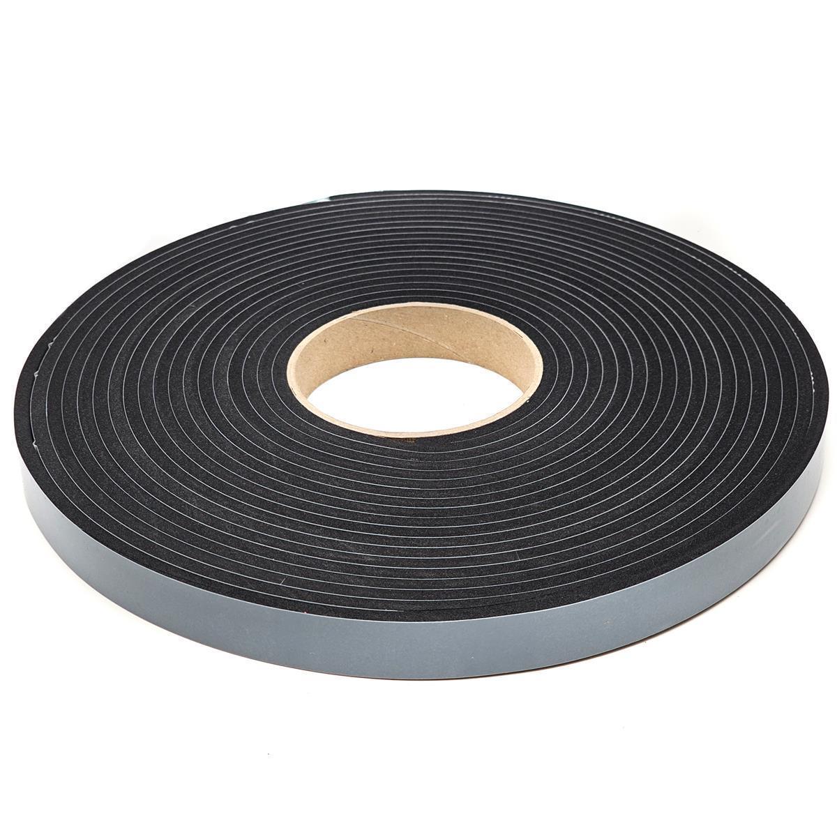 EPDM - Schaum. Schwarz 20 mm x 5 mm x 10 m/Rolle