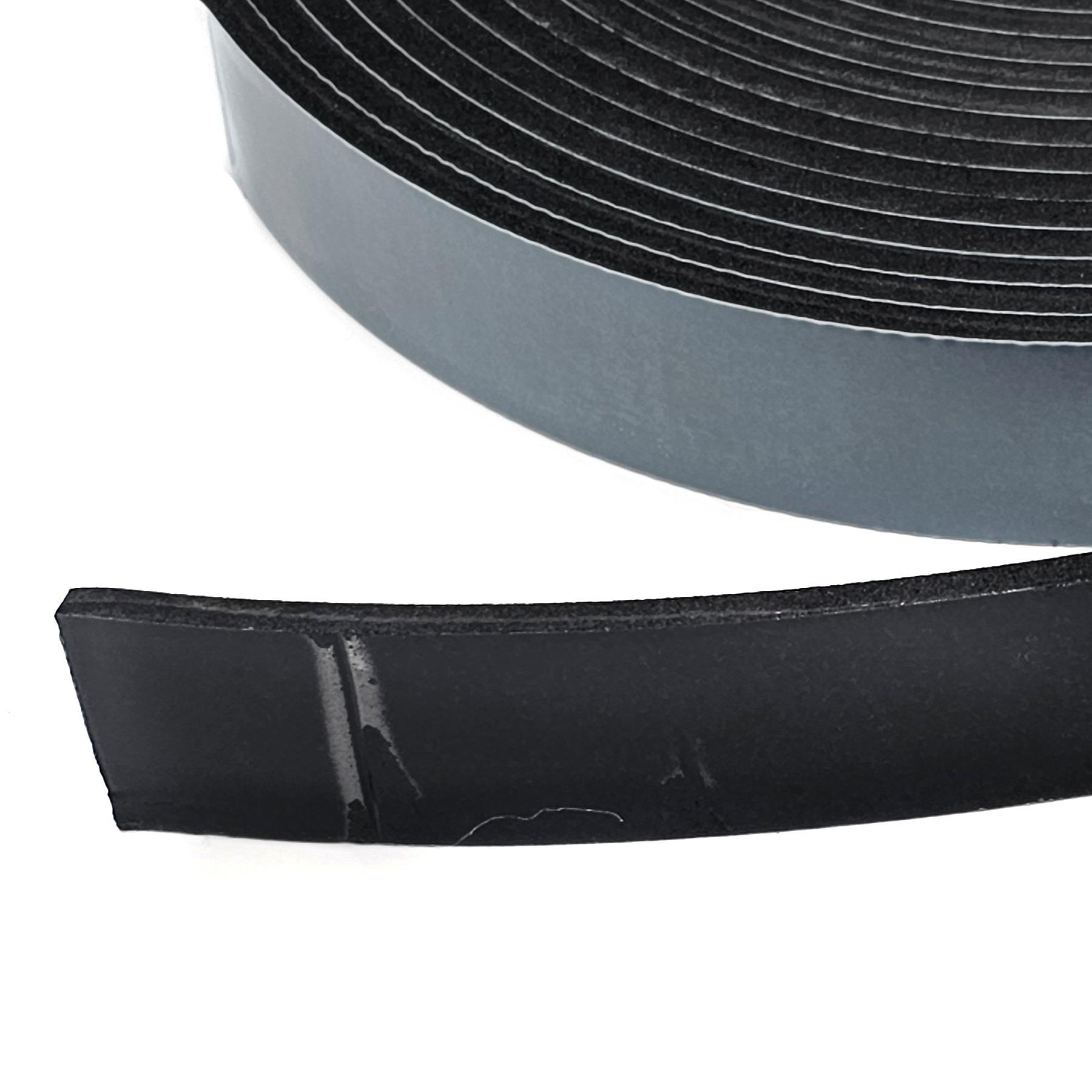 EPDM - Schaum. Schwarz 30 mm x 5 mm x 10 m/Rolle