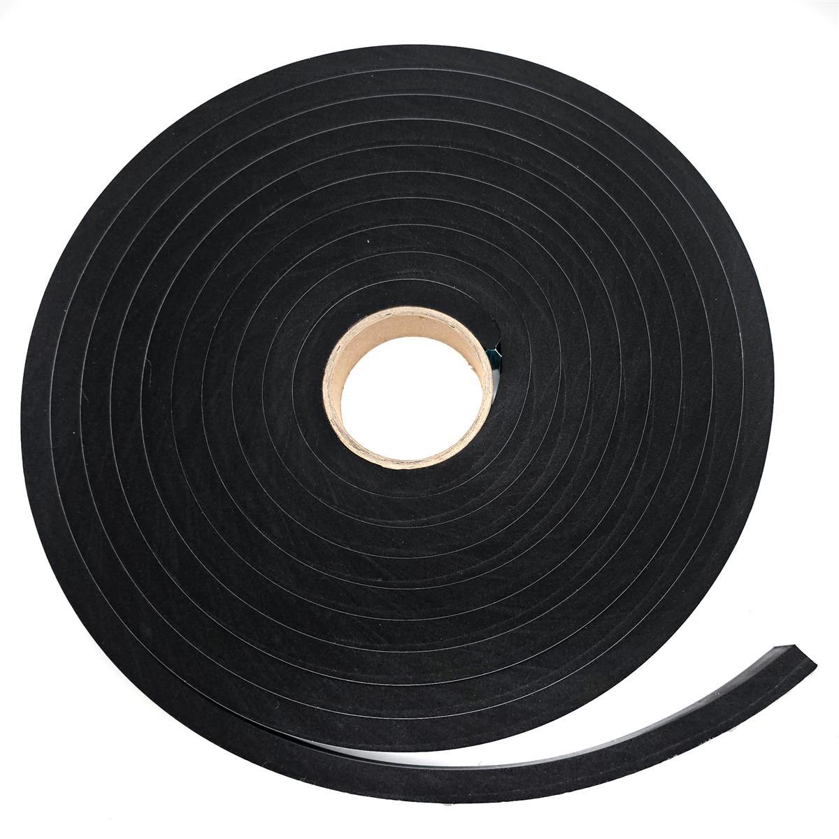 EPDM - Schaum. Schwarz 20 mm x 10 mm x 5 m/Rolle