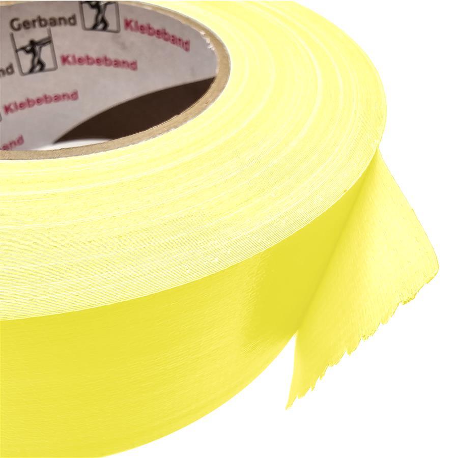 Gewebeband "Gaffer-Tape" gelb, 50 mm x 50 m