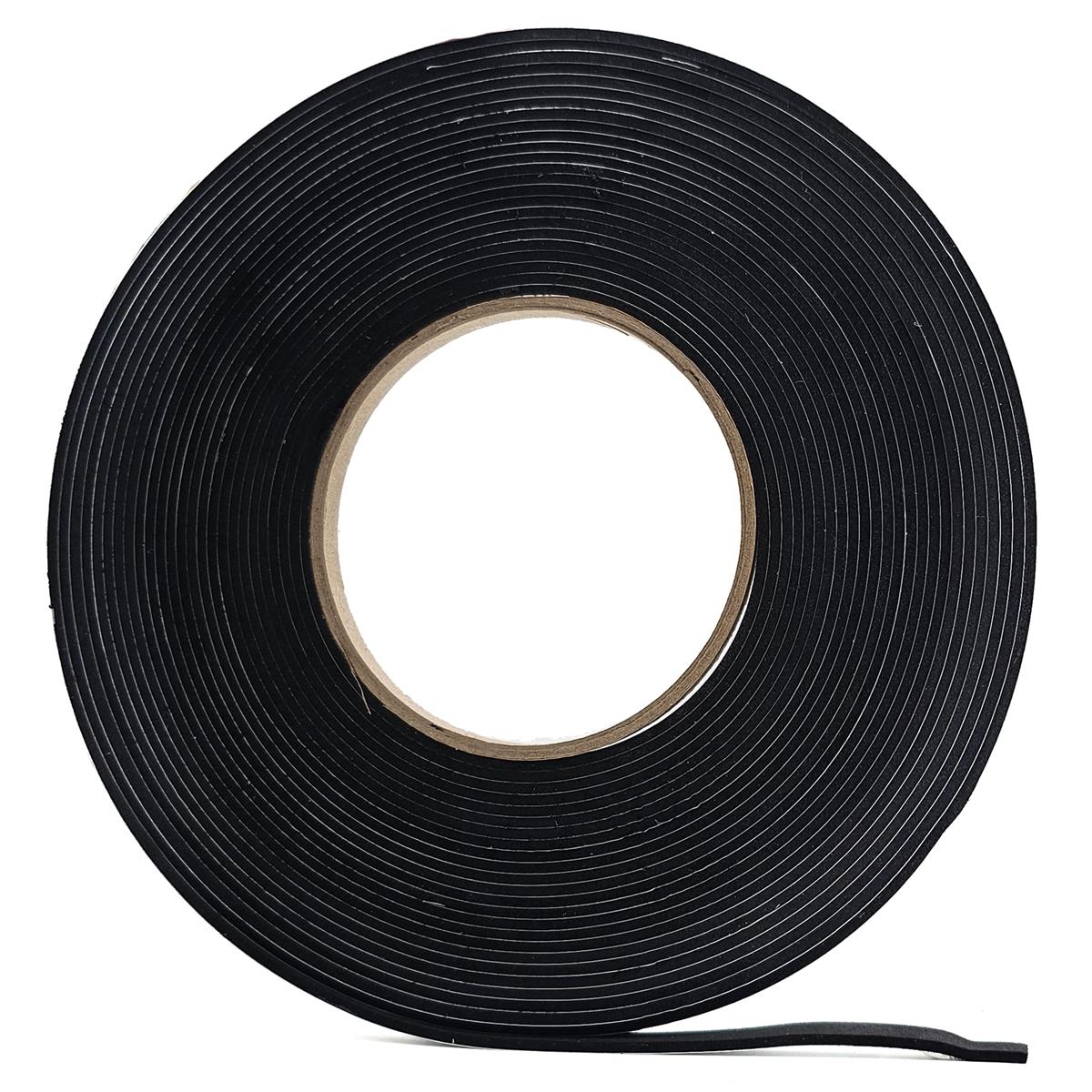 EPDM - Schaum. Schwarz 6 mm x 2 mm x 10 m/Rolle