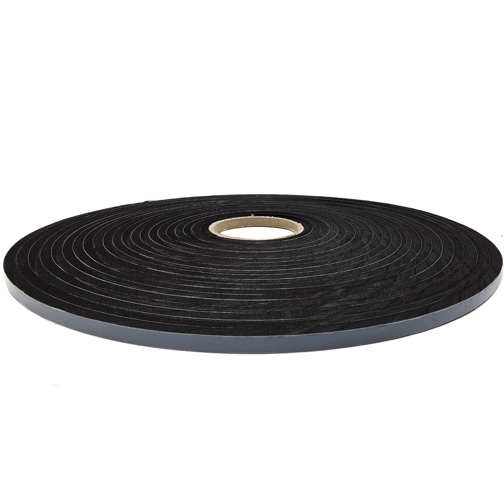 EPDM - Schaum. Schwarz 6 mm x 5 mm x 10 m/Rolle