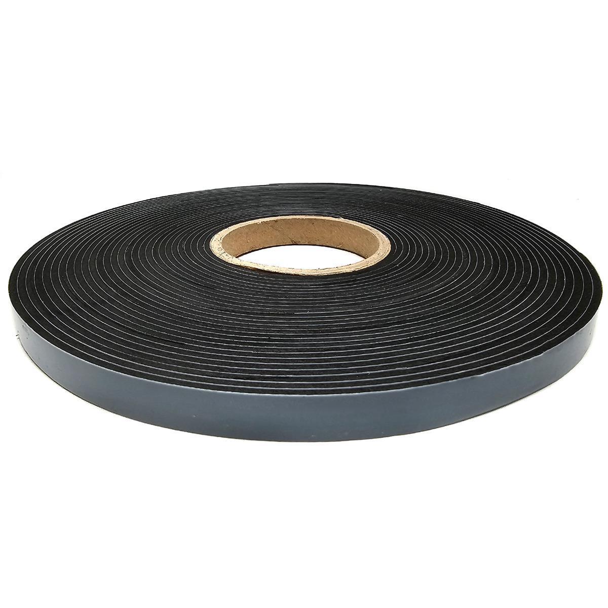 EPDM - Schaum. Schwarz 10 mm x 2 mm x 10 m/Rolle