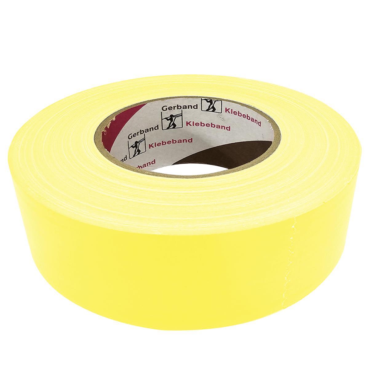 Gewebeband "Gaffer-Tape" gelb, 50 mm x 50 m