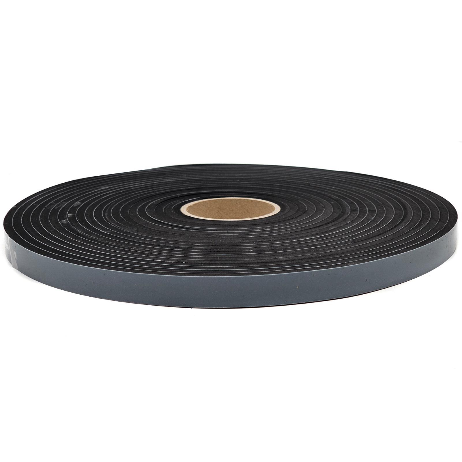 EPDM - Schaum. Schwarz 15 mm x 5 mm x 10 m/Rolle