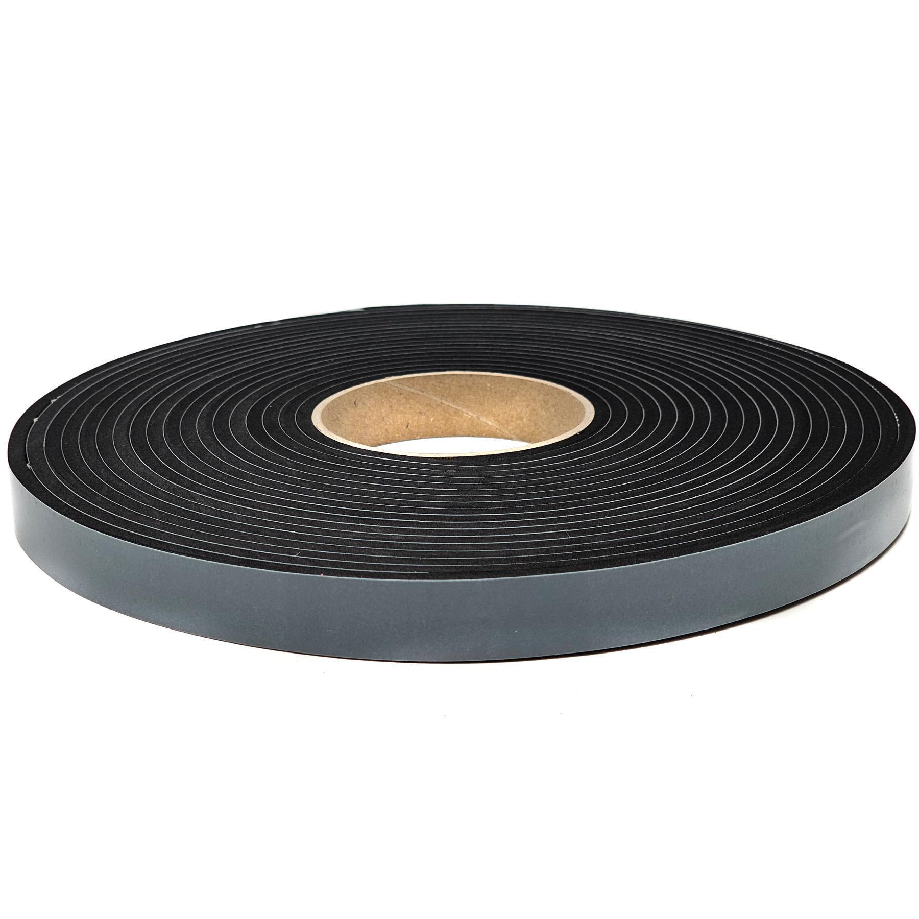 EPDM - Schaum. Schwarz 25 mm x 5 mm x 10 m/Rolle
